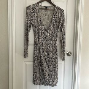 Banana republic faux wrap dress